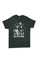 Peanuts Snoopy Camp Go Explore Graphic Boyfriend Tee