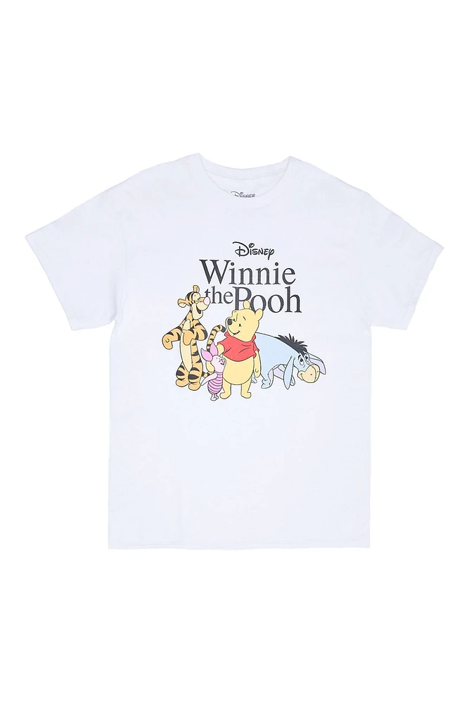 Disney Winnie The Pooh Graphic Boyfriend Tee