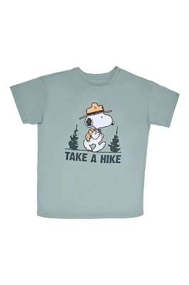 Peanuts Snoopy Camp Hike Graphic Relaxed Tee