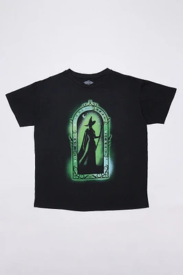 T-shirt décontracté imprimé graphique Wicked Mirror Witch