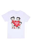 Betty Boop Nobody Can Be Me Graphic Relaxed Tee