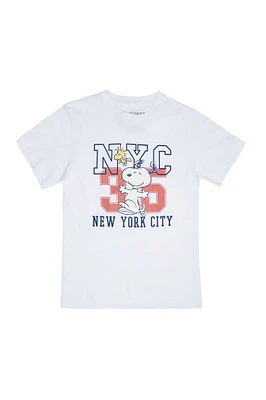 Peanuts Snoopy New York City 35 Graphic Boyfriend Tee