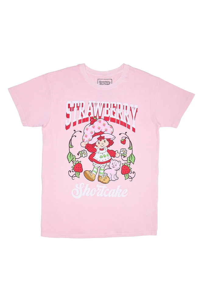 Strawberry Shortcake Cat Graphic Relaxed Tee