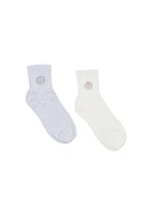 Demi-Chaussettes imprimées paquet de 2