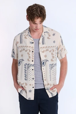 Bandana Short Sleeve Resort Shirt