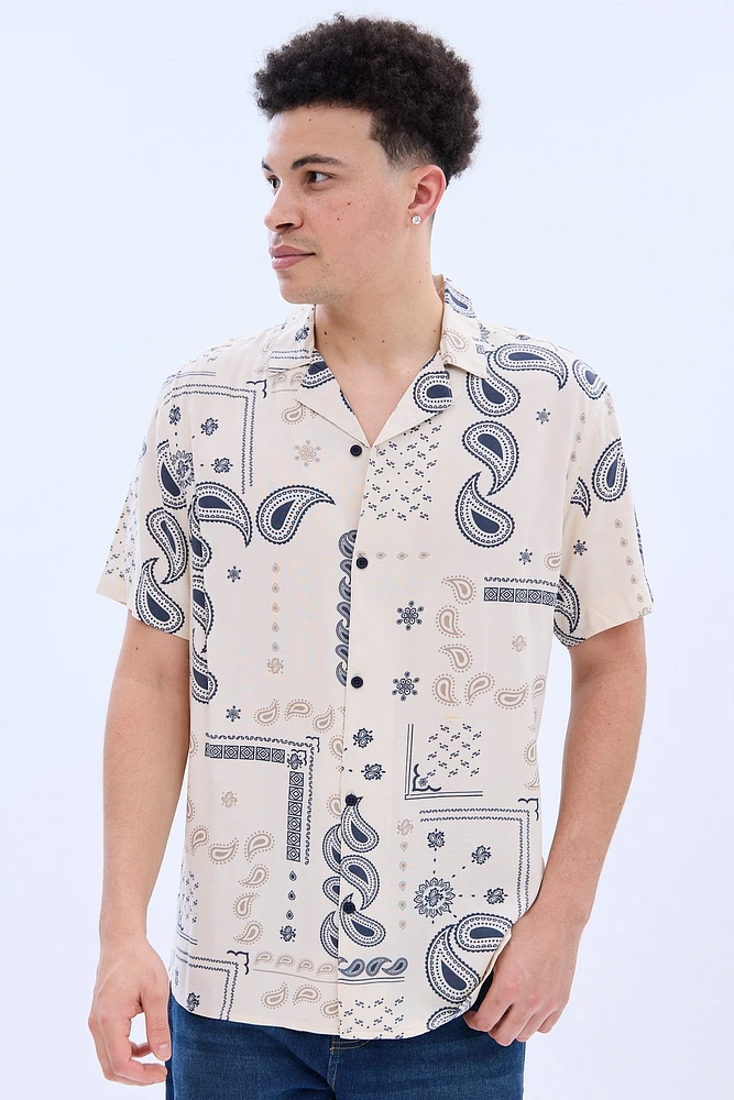 Bandana Short Sleeve Resort Shirt