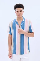 Striped Short Sleeve Resort Shirt