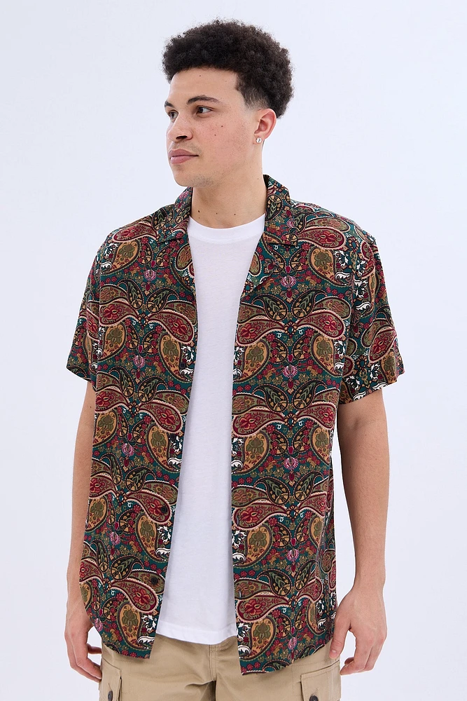 Paisley Short Sleeve Resort Shirt