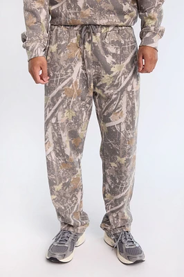 North Western Tree Camouflage Straight Leg Sweatpants