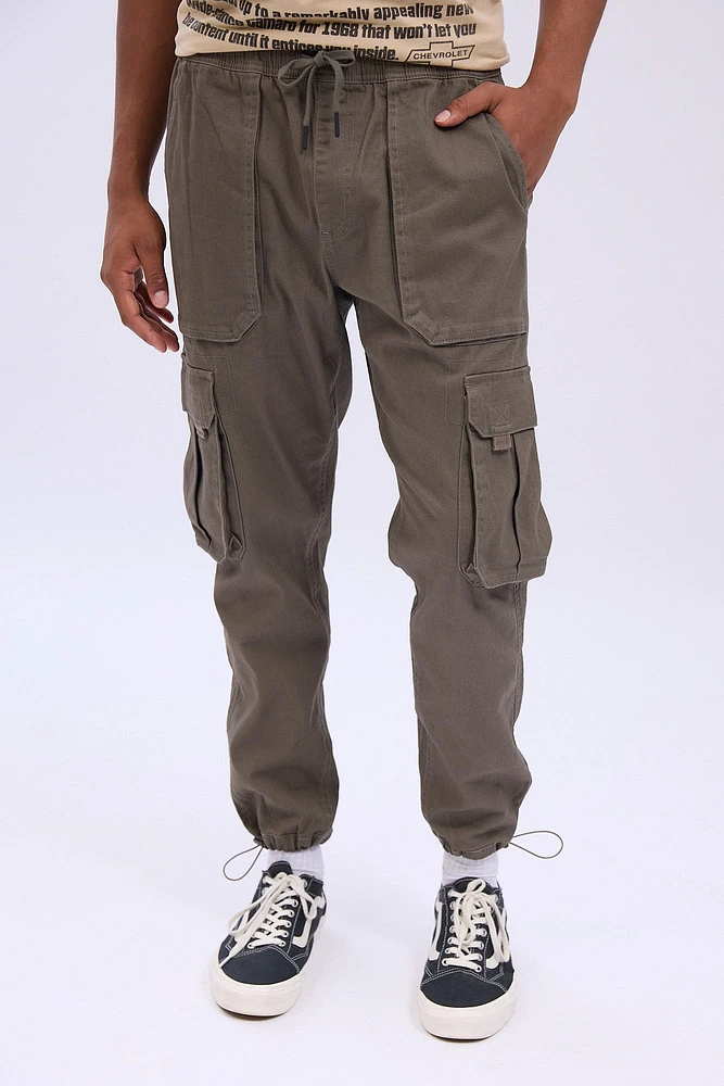 Relaxed Workwear Twill Pants