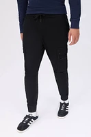 Relaxed Zip Cargo Twill Jogger