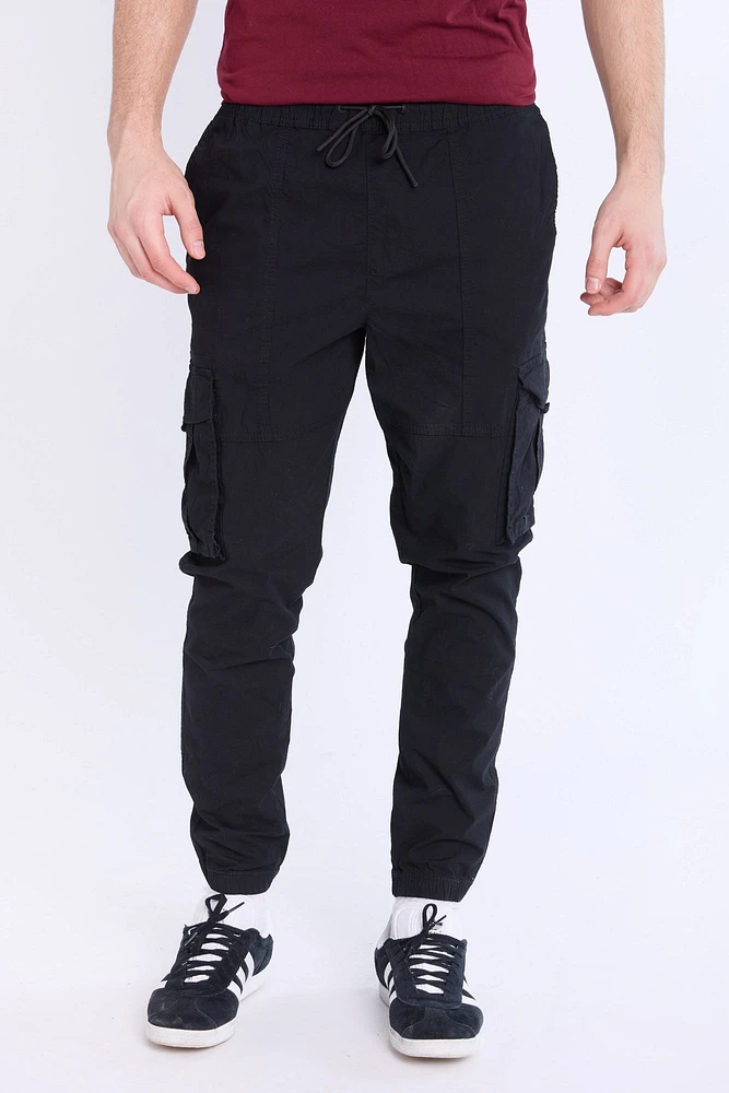 Poplin Cargo Jogger