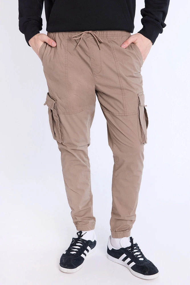 Poplin Cargo Jogger