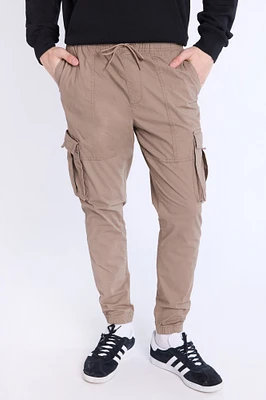 Poplin Cargo Jogger