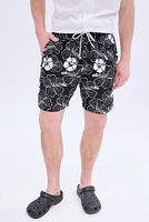 Hibiscus Printed Swim Short