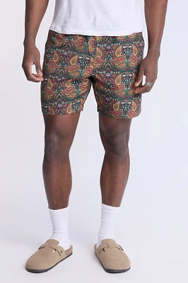 Paisley 7" Swim Shorts