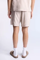Linen-Blend 7" Shorts