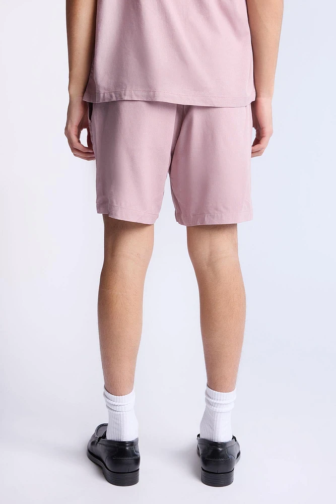 Linen-Blend 7" Shorts