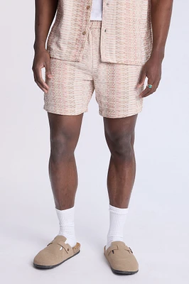Shorts en tricot texturé