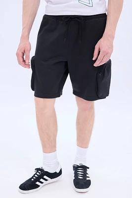 Zip Cargo Fleece Short