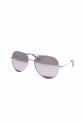 Mirror Lens Aviator Sunglasses