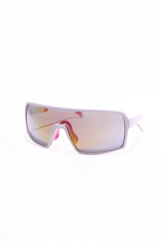 Multi Colour Lens Shield Sunglasses