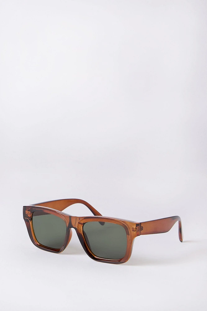 Thick Frame Wayfarer Sunglasses