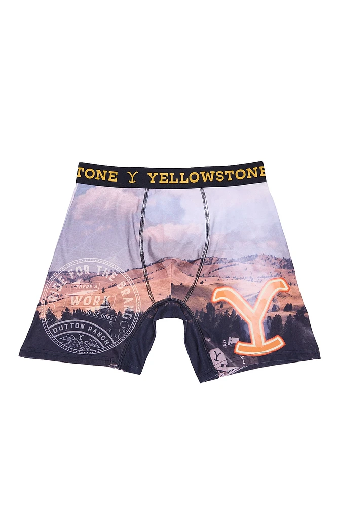 Yellowstone Printed Boxer Briefs