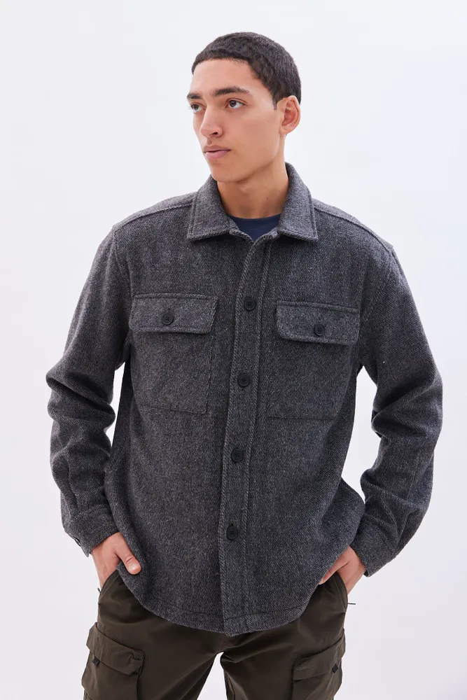 North Western Button-Up Shacket