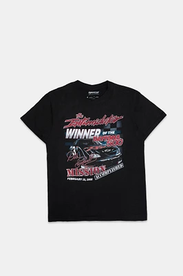 T-shirt imprimé graphique Earnhardt Winner Race