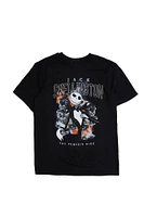 T-shirt imprimé graphique The Nightmare Before Christmas Jack Skellington