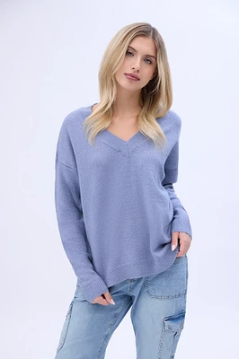 Boxy V-Neck Sweater