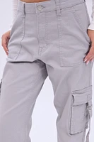 Super High Rise Baggy Cargo Twill Pants