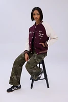 Super High Rise Wide Cargo Leg Twill Pants