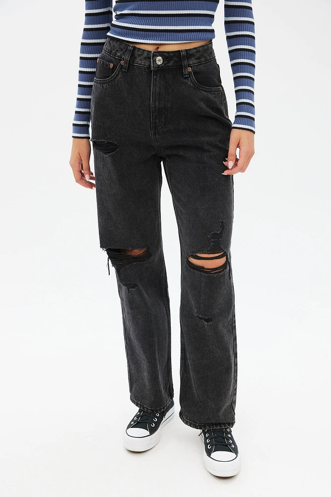 Super High Rise Baggy Mom Jean