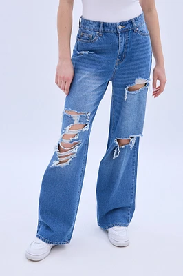 Super High Rise Wide Leg Jean