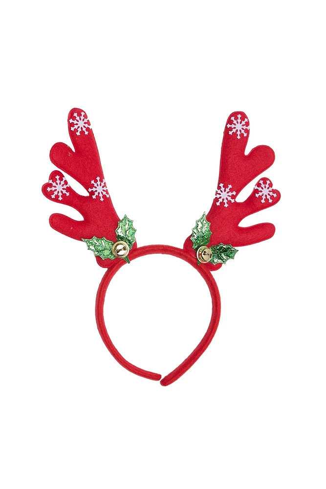 Snowflake Reindeer Headband