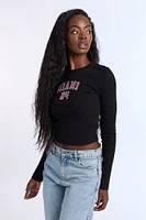 Miami 24 Graphic Long Sleeve Baby Tee