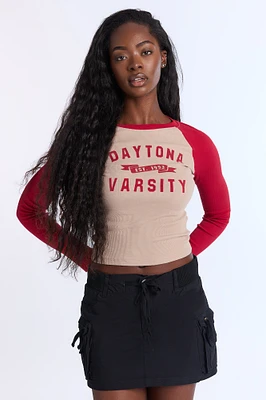 T-shirt à manche raglan graphique Daytona