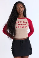 T-shirt à manche raglan graphique Daytona