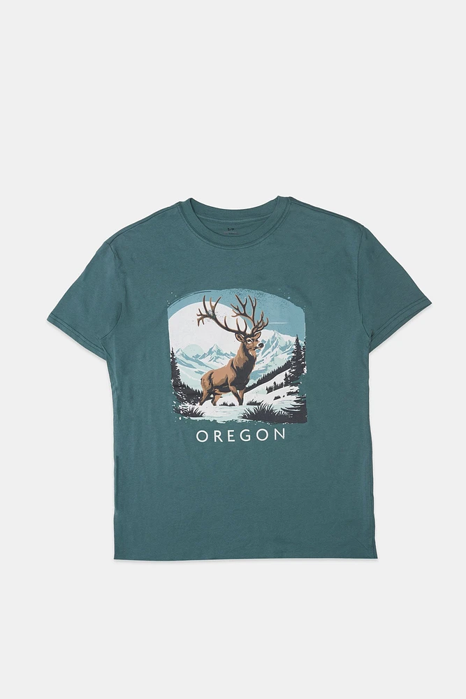 Oregon Graphic Boyfriend Tee