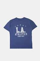 Los Angeles Athletics Puff Print Graphic Boyfriend Tee