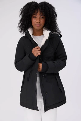 Faux Fur Lined Hooded Parka