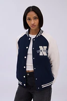 Embroidered Varsity Jacket