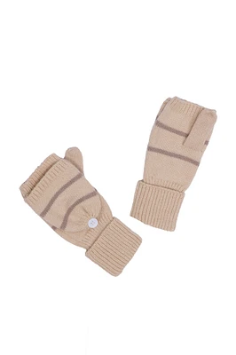 Fold-Over Knit Mittens