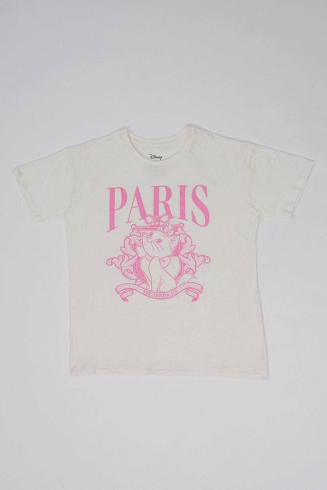 Marie Paris The Aristocats Graphic Relaxed Tee