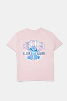 Stitch Aloha Hawaii Graphic Boyfriend Tee