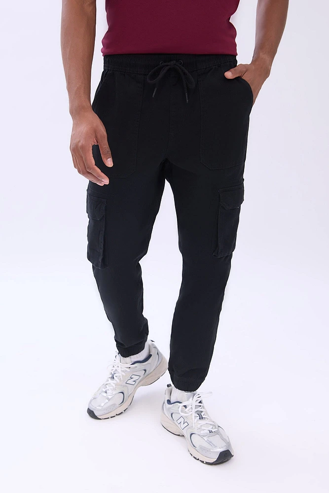 Relaxed Workwear Twill Jogger