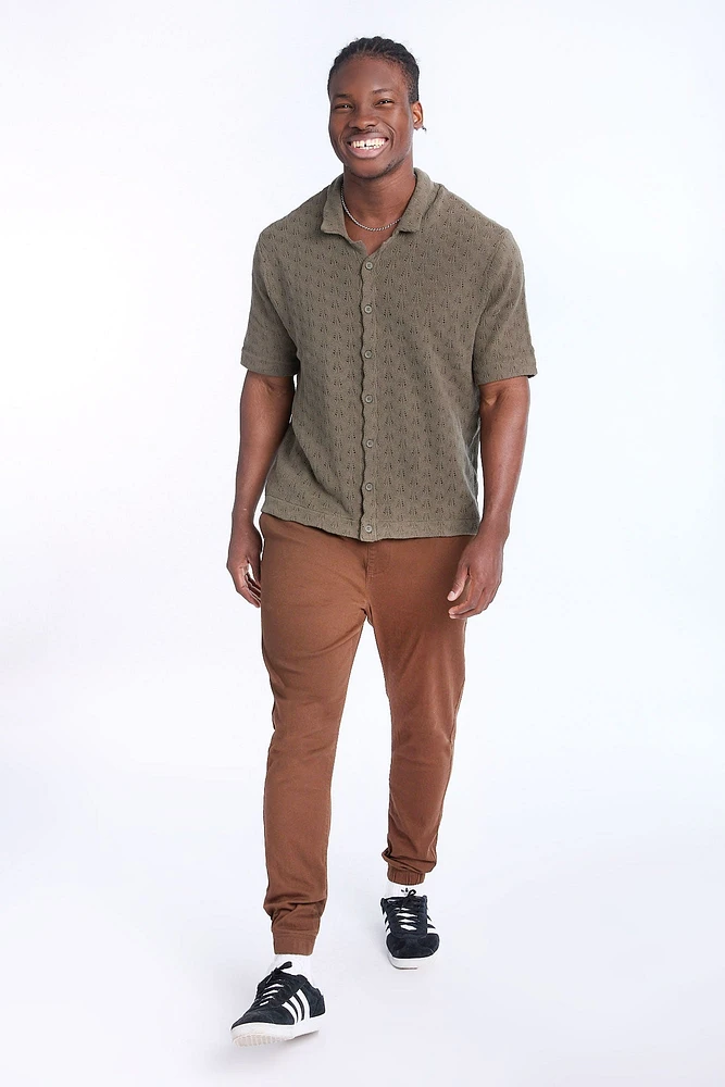Relaxed Twill Jogger