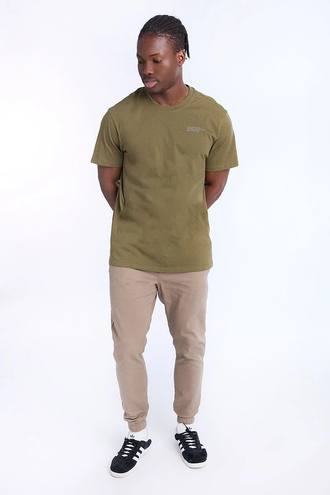 Relaxed Twill Jogger